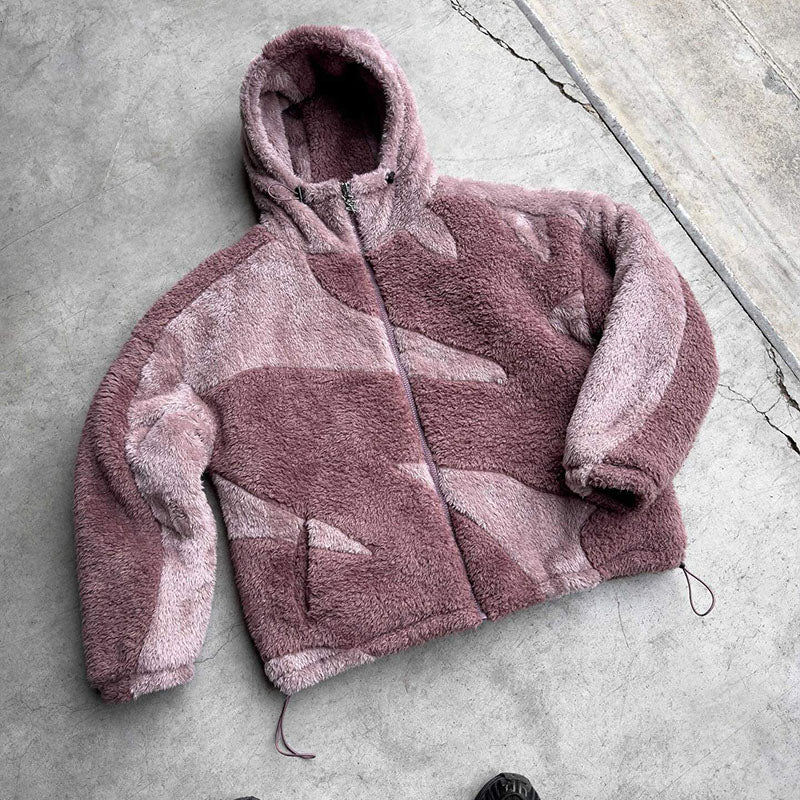 Anton - Cálida chaqueta de lana con cremallera