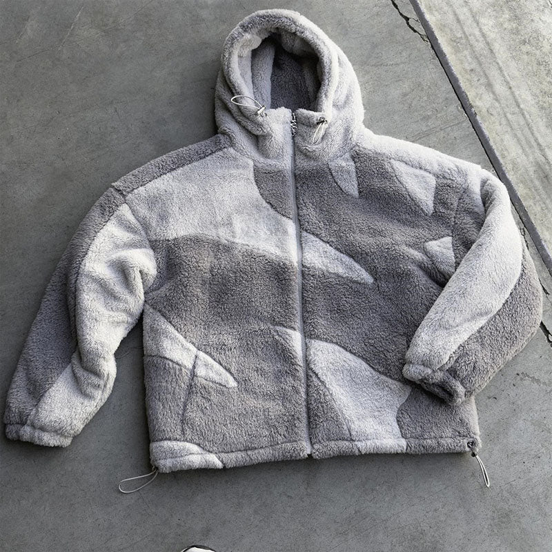 Anton - Cálida chaqueta de lana con cremallera