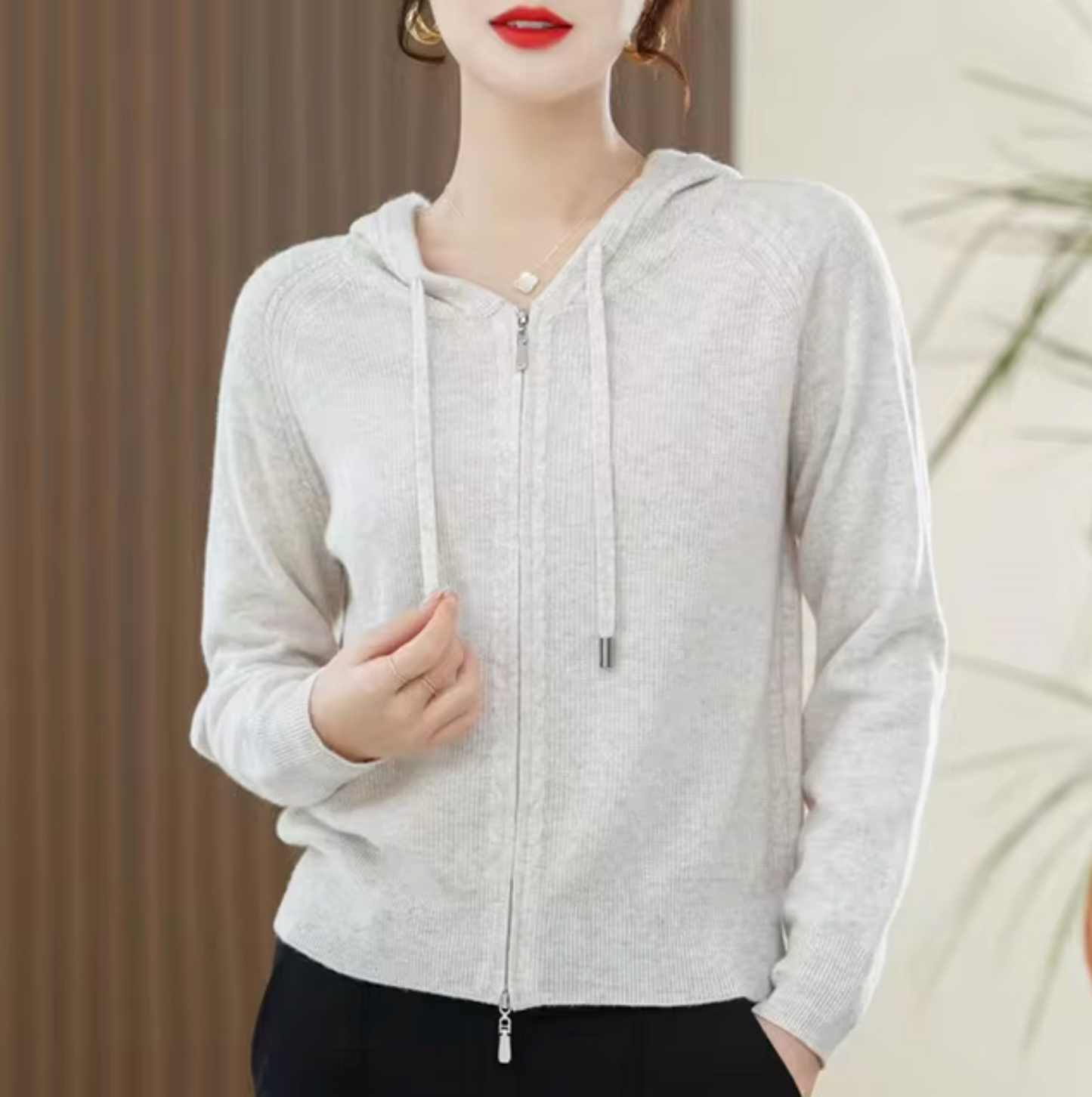 Kiana – Sudadera de punto de cachemira