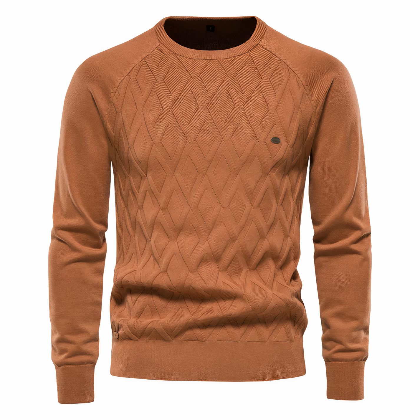 Jersey de punto con rombos para hombre - Adam