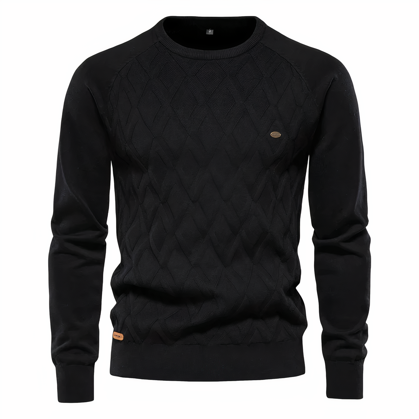 Jersey de punto con rombos para hombre - Adam