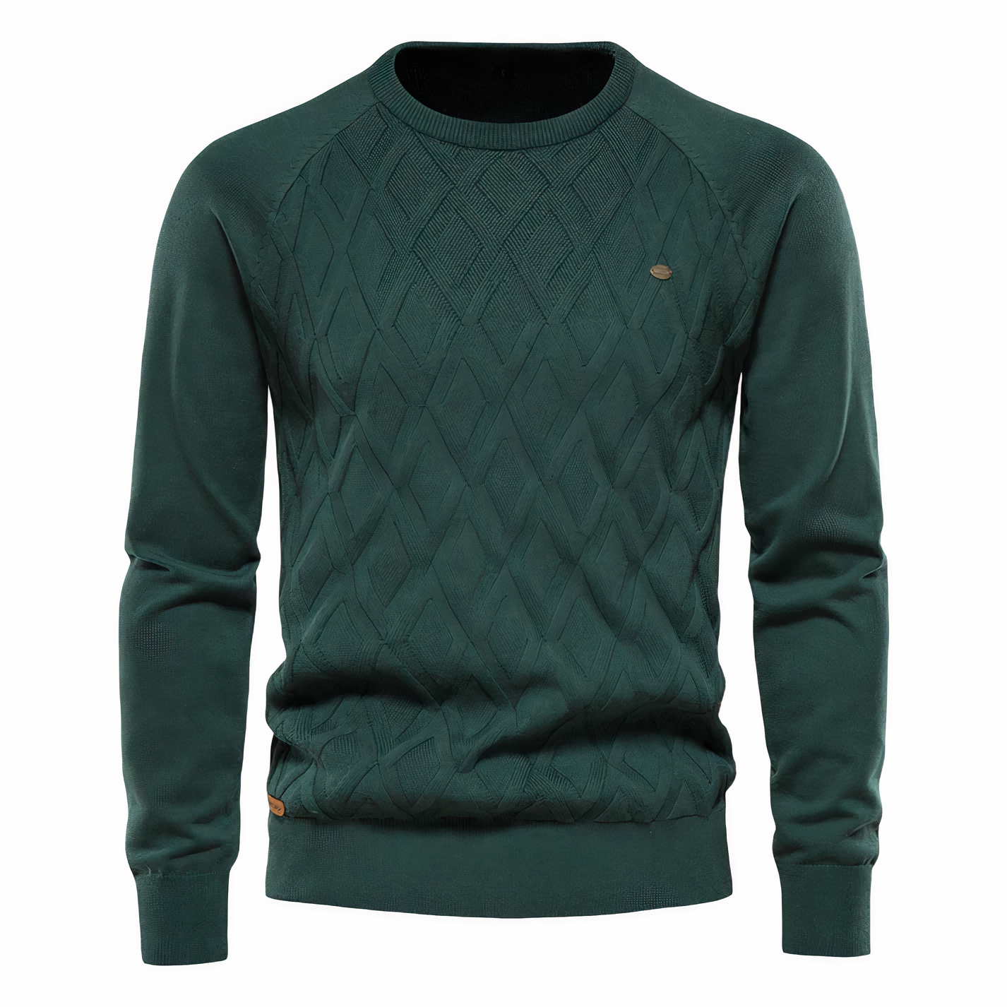 Jersey de punto con rombos para hombre - Adam