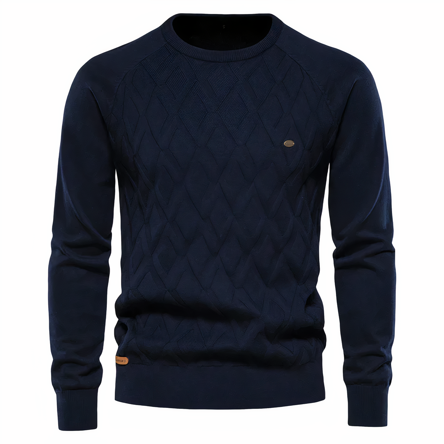 Jersey de punto con rombos para hombre - Adam