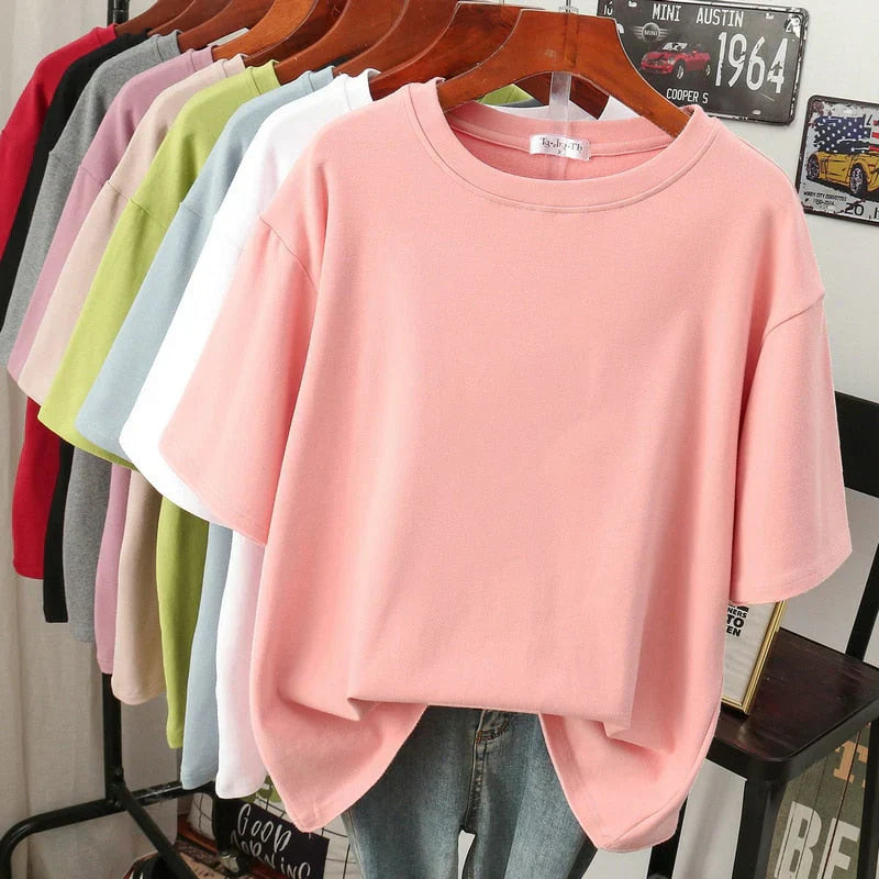 Rhoswen – Camiseta oversize de algodón