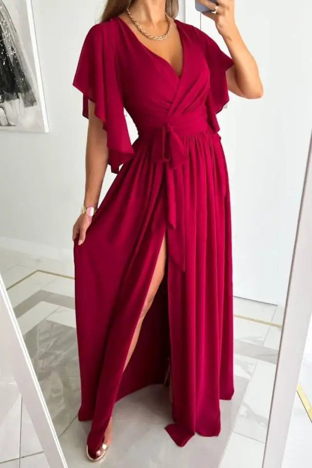 Fedelma - Elegante vestido con escote en