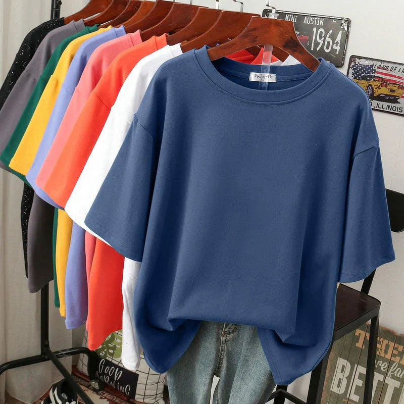 Rhoswen – Camiseta oversize de algodón