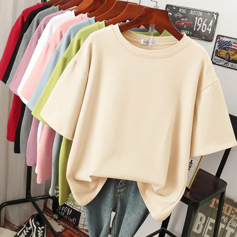 Rhoswen – Camiseta oversize de algodón