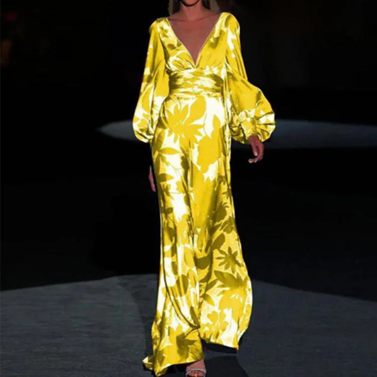 Brenda - Vestido de moda con escote en