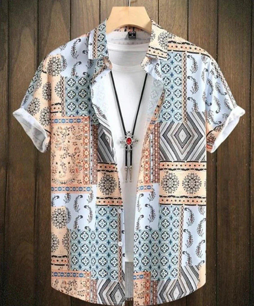 Henry - Camisas hawaianas vintage para hombr