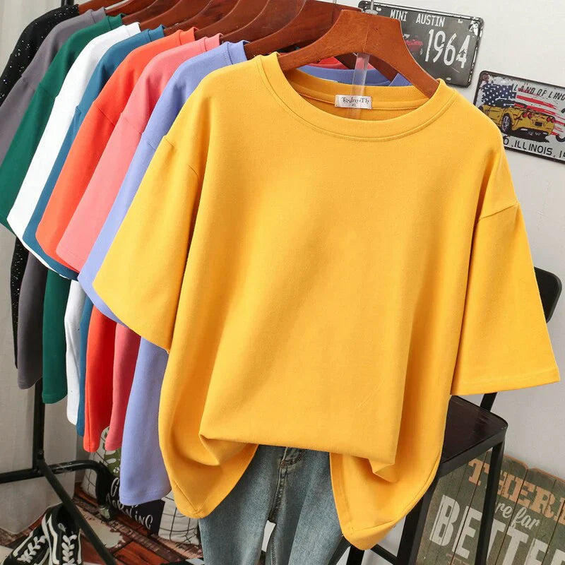 Rhoswen – Camiseta oversize de algodón
