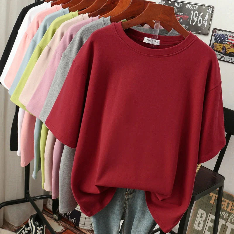 Rhoswen – Camiseta oversize de algodón