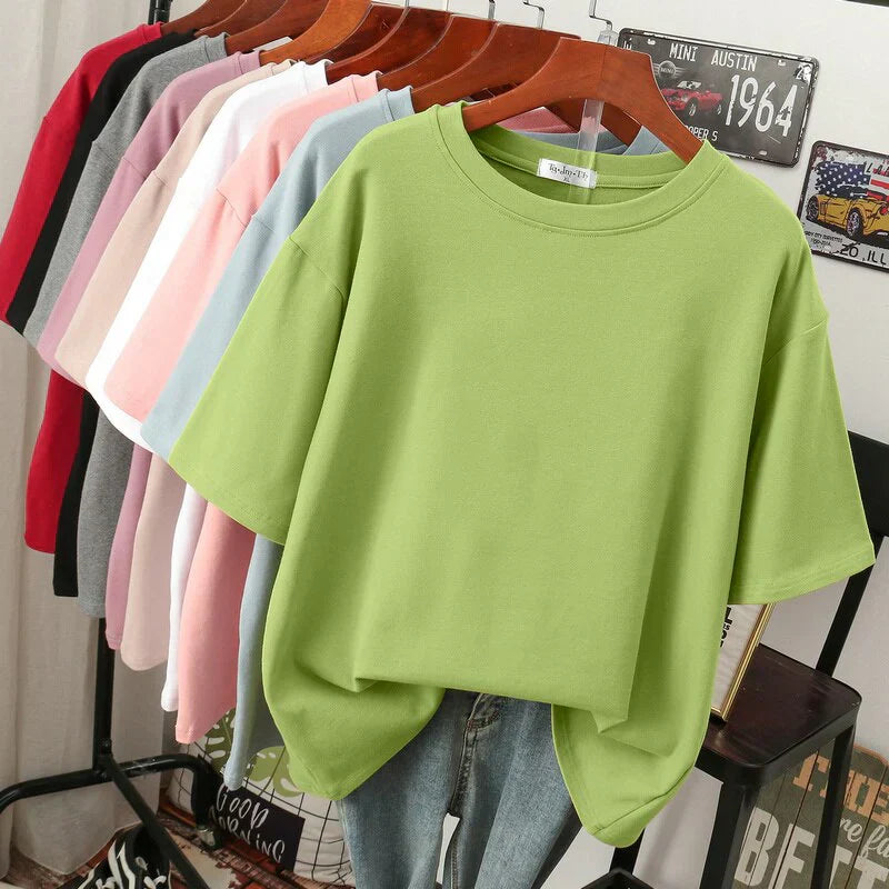 Rhoswen – Camiseta oversize de algodón
