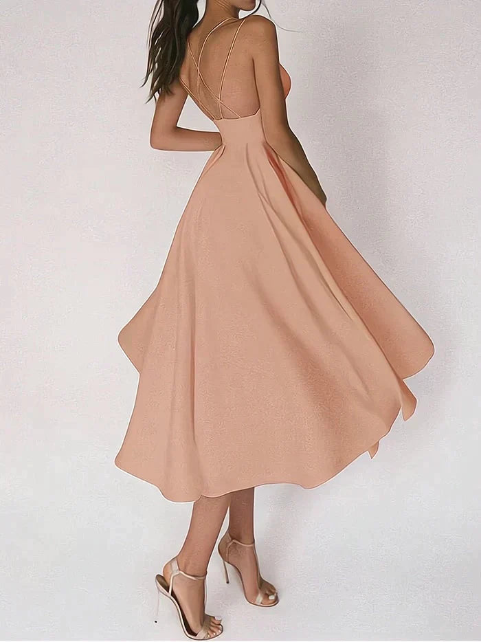 CHANTAL - Elegante vestido con escote en V