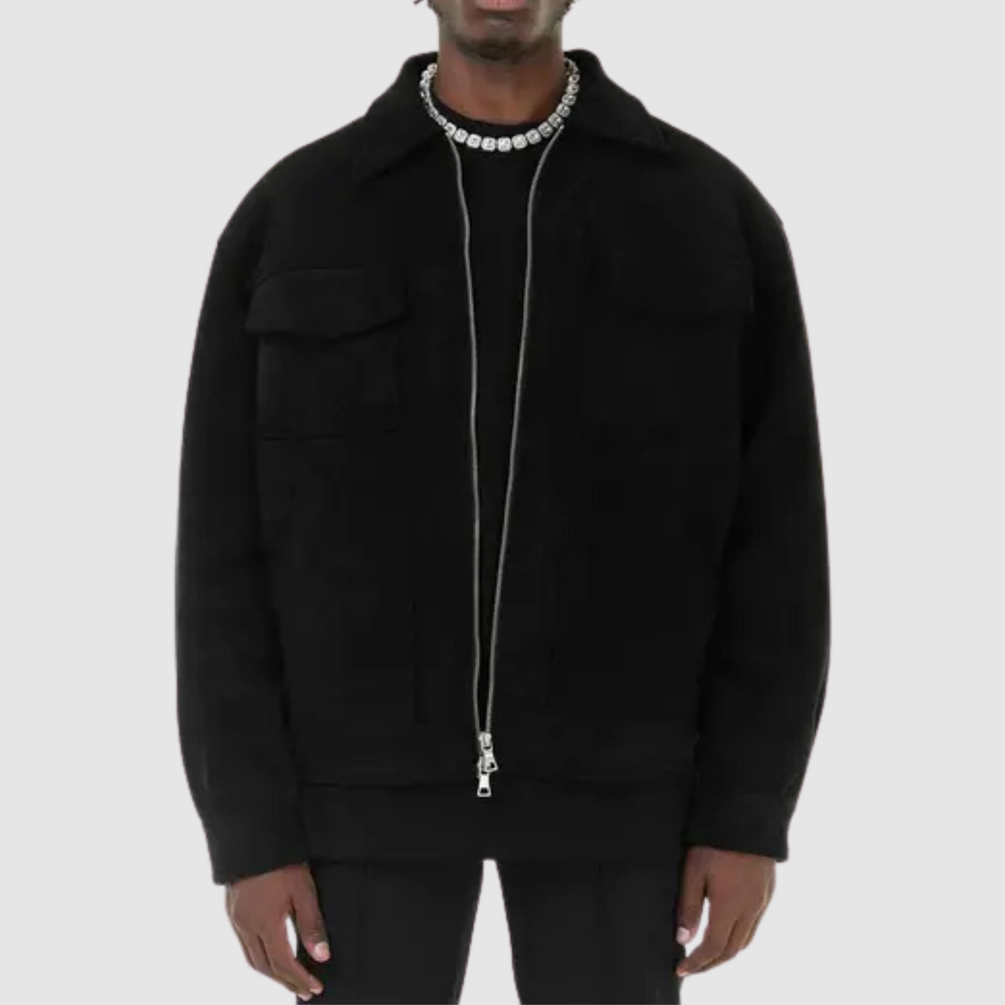 Lionel - Chaqueta de calle clásica de ante