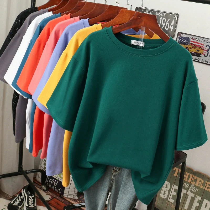 Rhoswen – Camiseta oversize de algodón