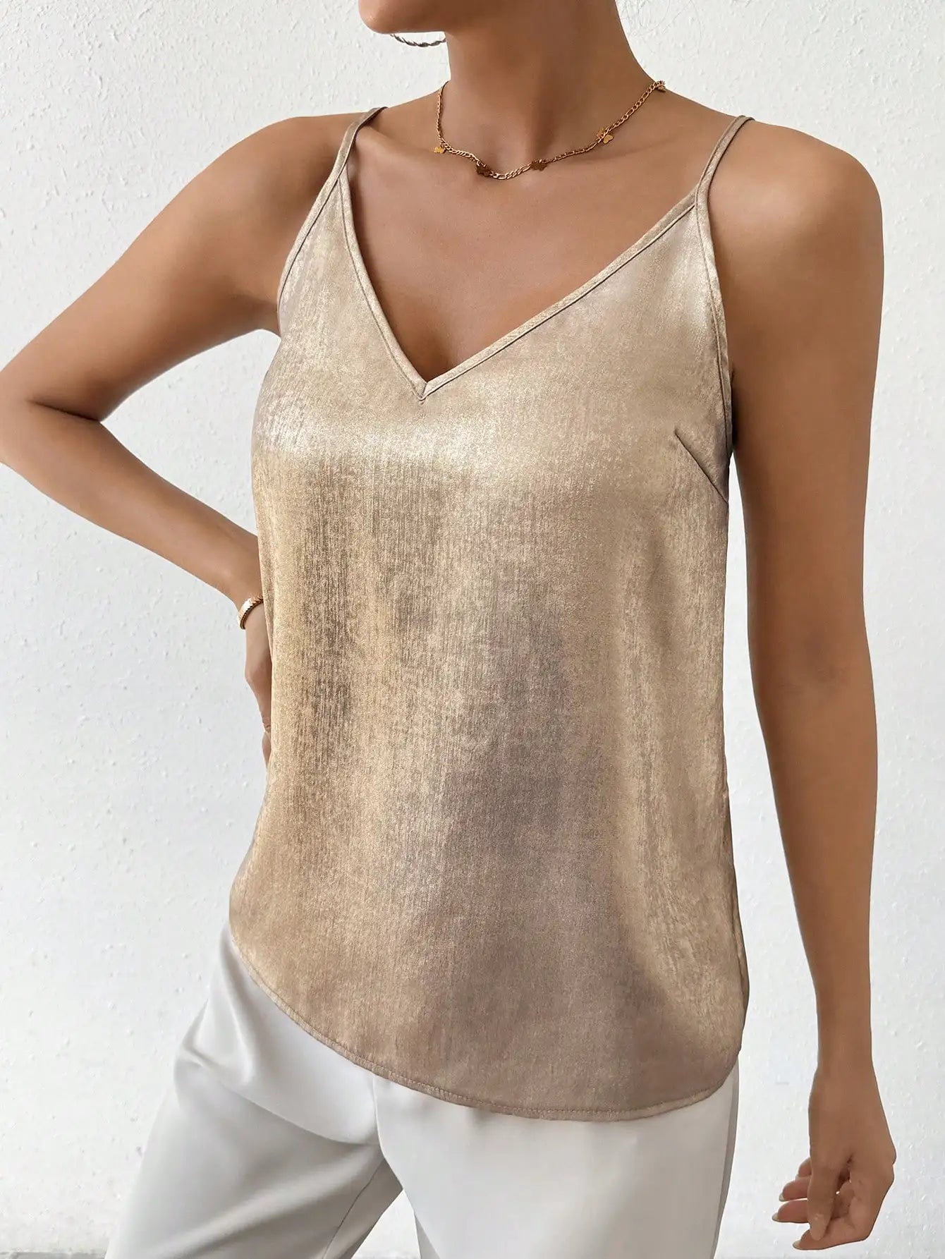 Aurora - Top de mujer con cuello en V