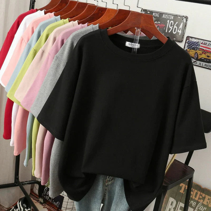 Rhoswen – Camiseta oversize de algodón
