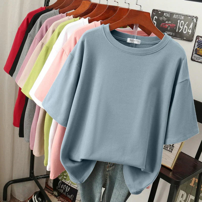 Rhoswen – Camiseta oversize de algodón