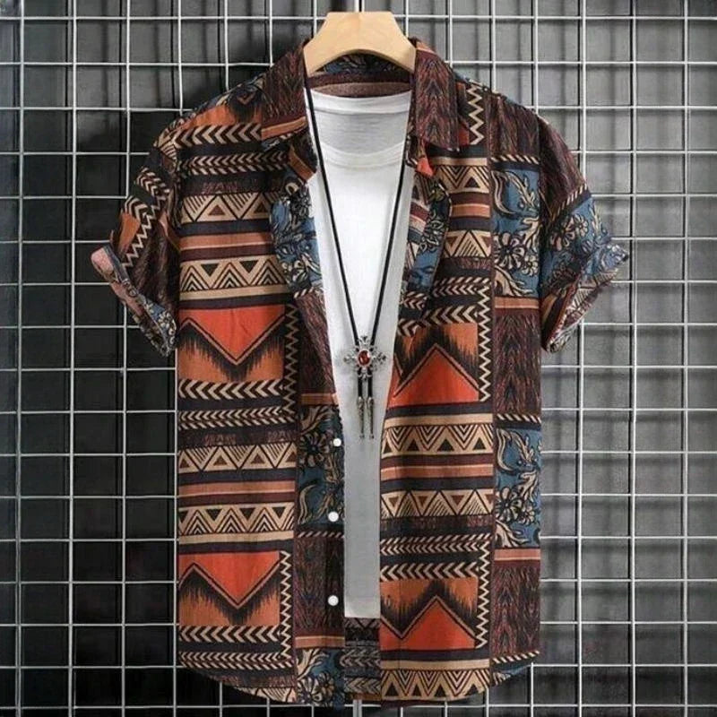 Henry - Camisas hawaianas vintage para hombr