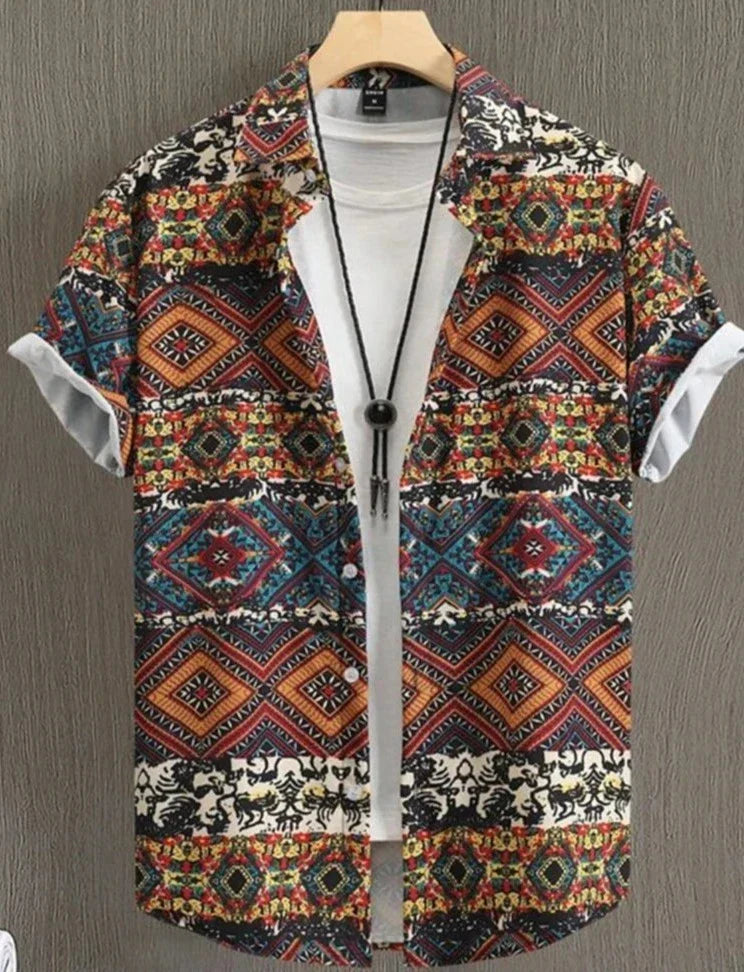 Henry - Camisas hawaianas vintage para hombr