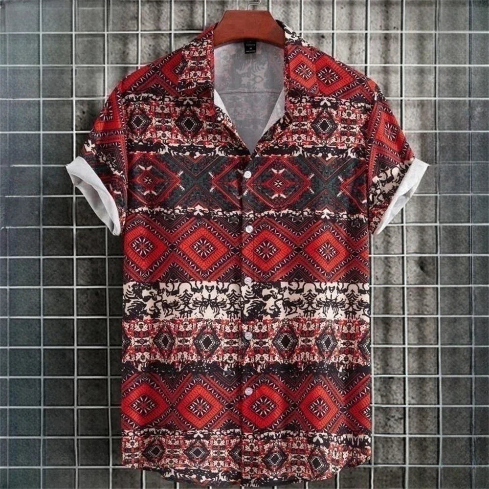 Henry - Camisas hawaianas vintage para hombr