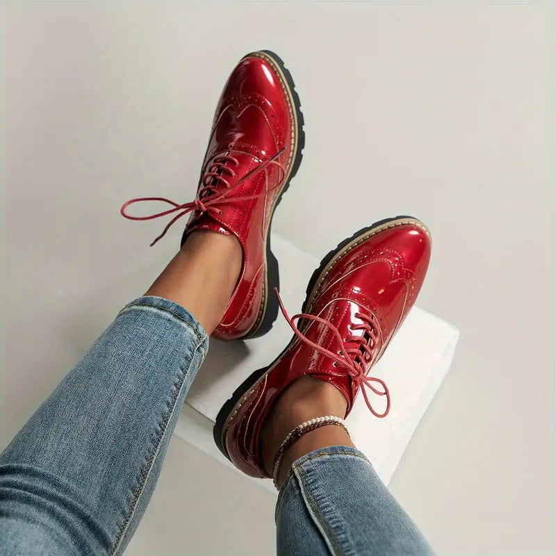 Ninette – Zapatos de piel brillante
