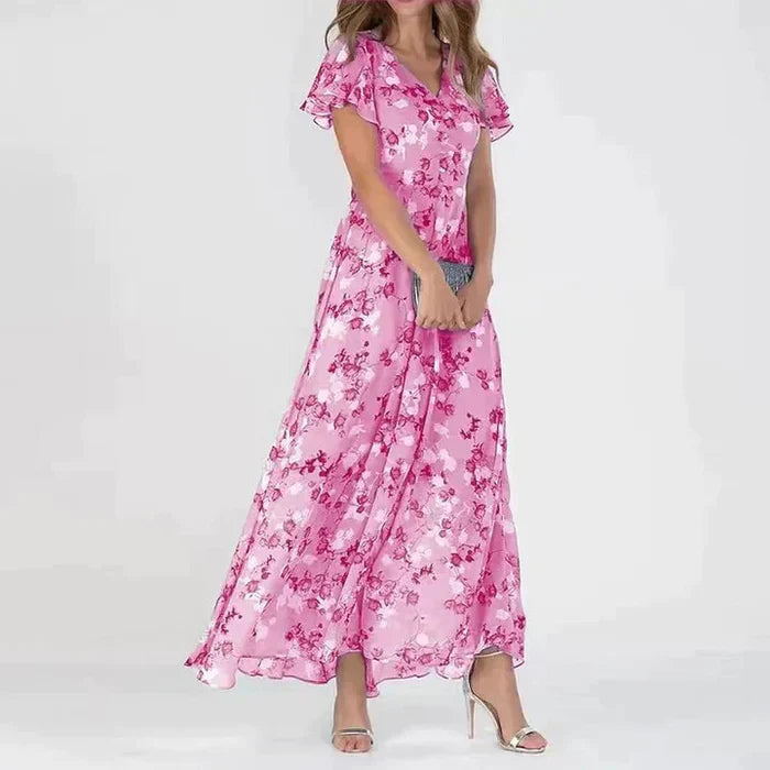 Josephine - Vestido largo de verano con estampado floral