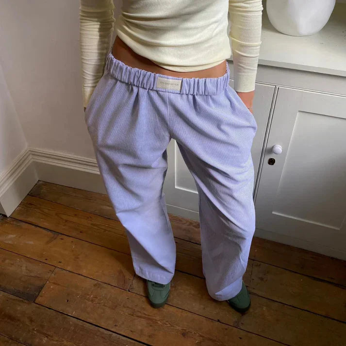 Samantha - Pantalones de lin