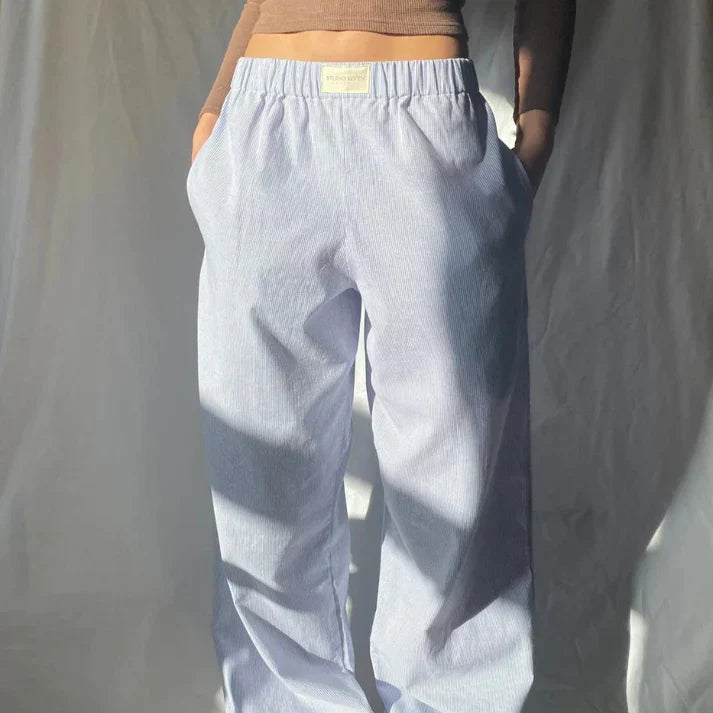 Samantha - Pantalones de lin