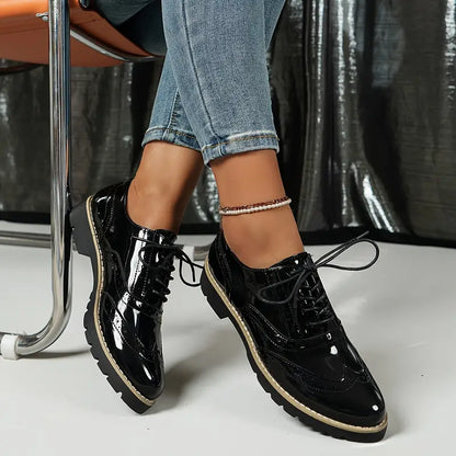 Ninette – Zapatos de piel brillante