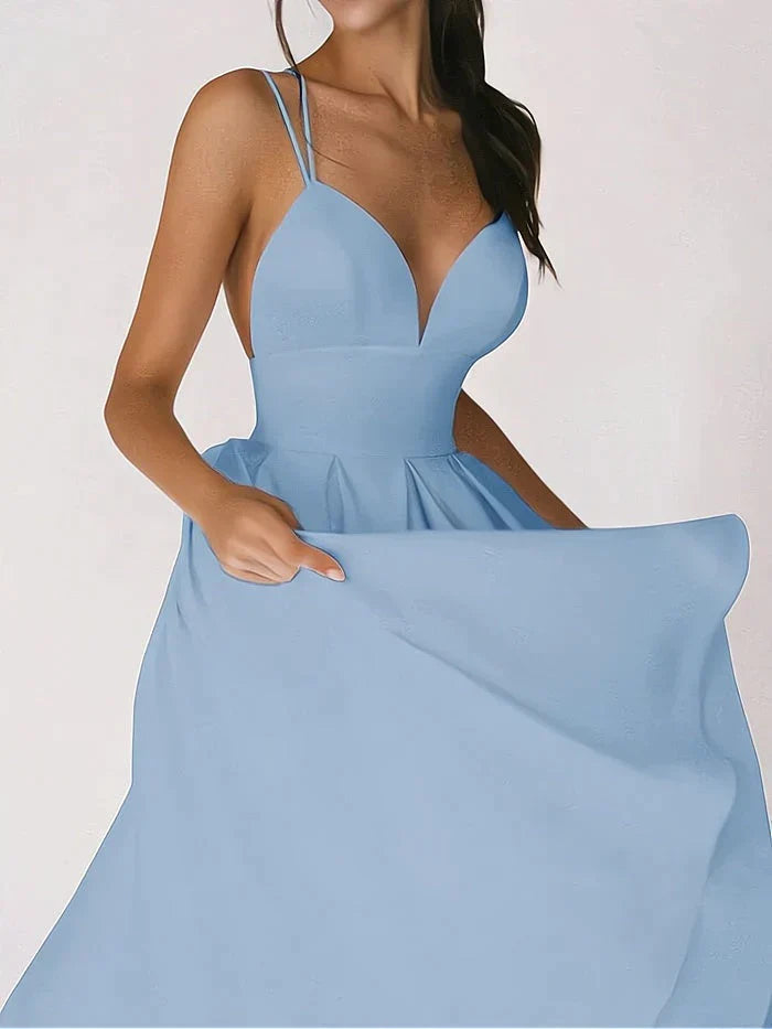 CHANTAL - Elegante vestido con escote en V