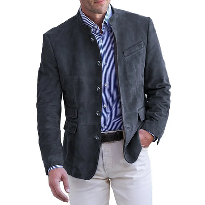Roam - Chaqueta clásica con botones para hombr