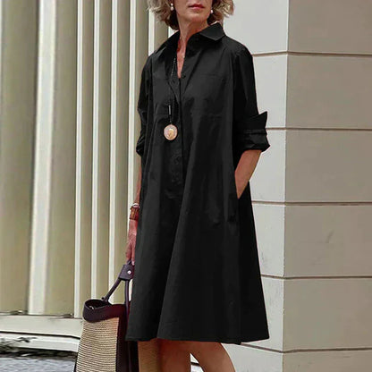 ALLISON - Vestido vintage de manga larga
