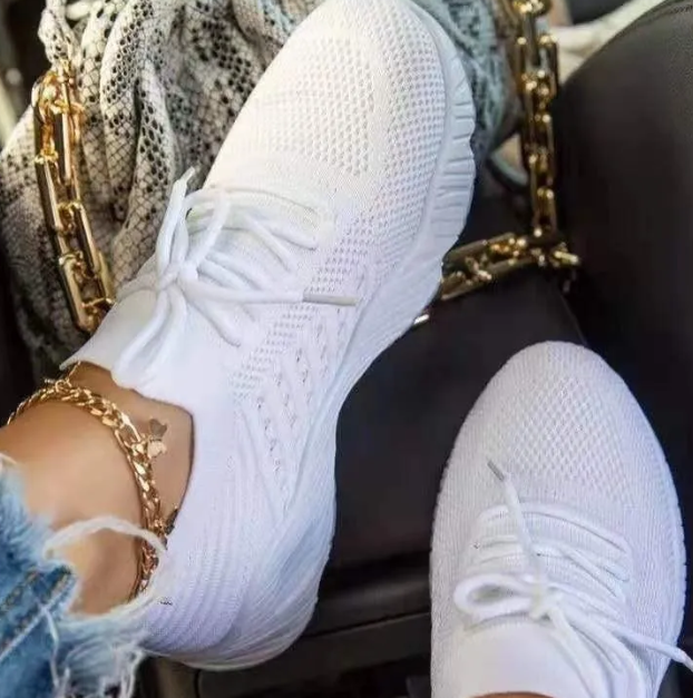 Priscilla - Zapatillas ortopédicas de malla para muje