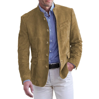 Roam - Chaqueta clásica con botones para hombr