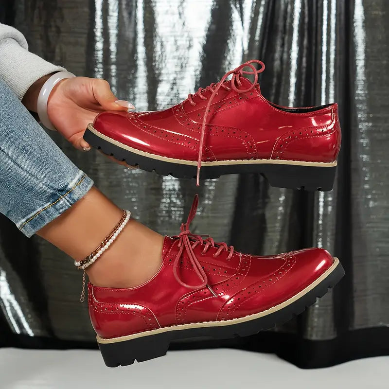 Ninette – Zapatos de piel brillante