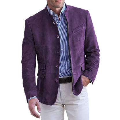 Roam - Chaqueta clásica con botones para hombr