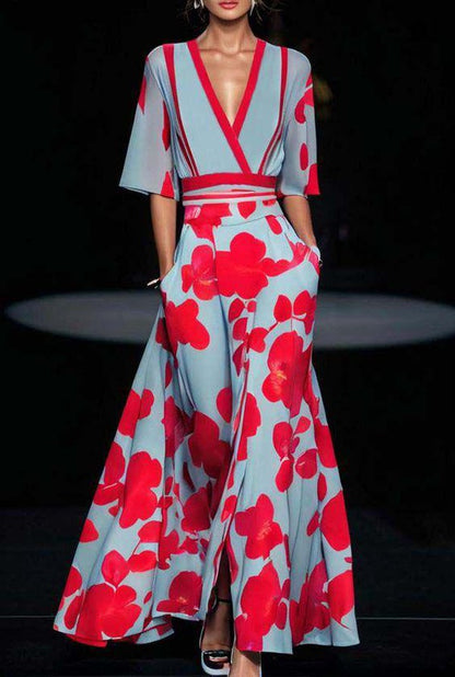Elegante vestido con mangas