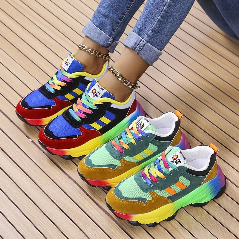 Helen - Zapatillas deportivas ortopédicas de colores con estil