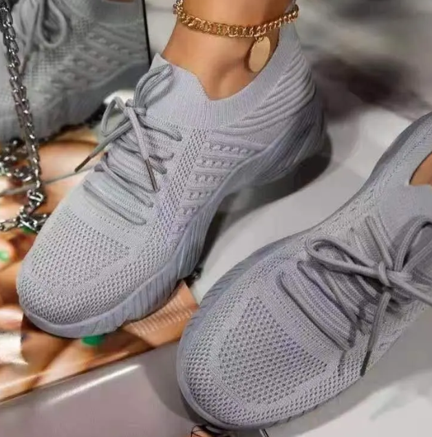 Priscilla - Zapatillas ortopédicas de malla para muje