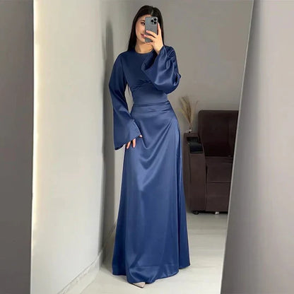 Aria - Vestidos largos de mujer de satén