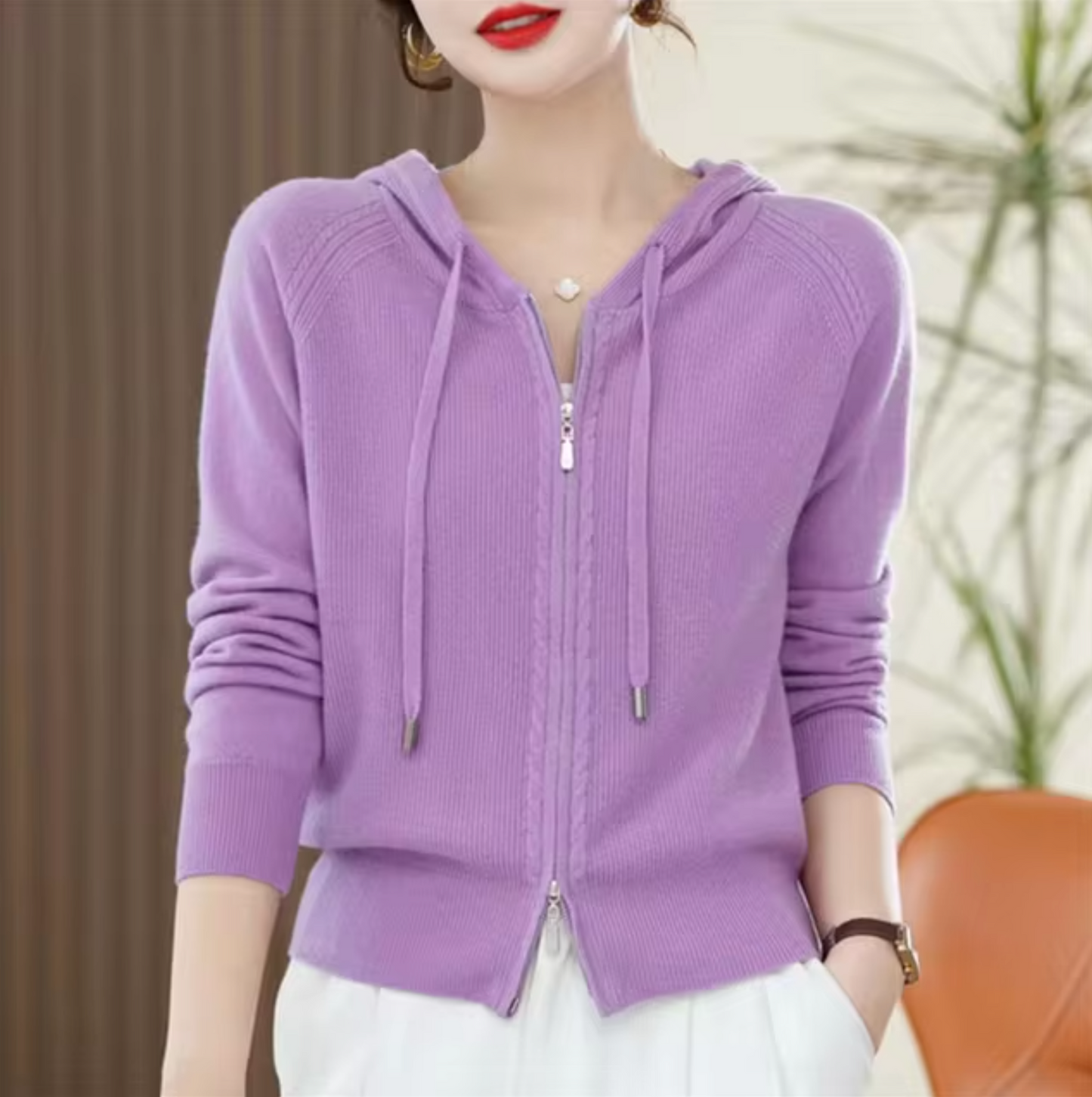 Kiana – Sudadera de punto de cachemira