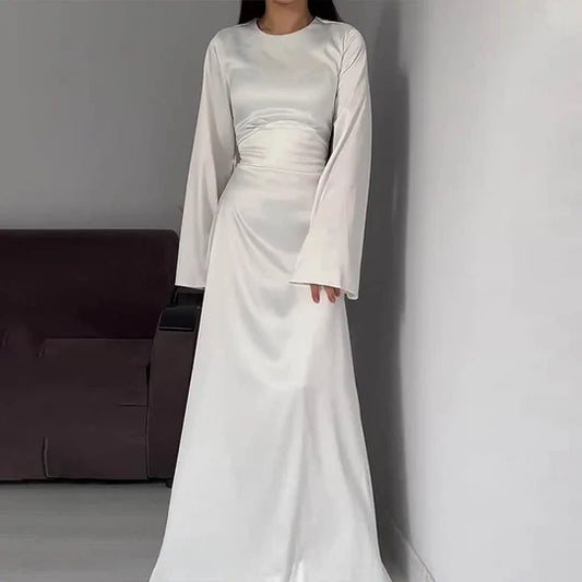 Aria - Vestidos largos de mujer de satén