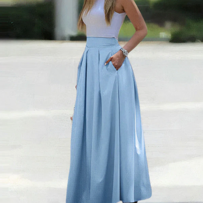 Sadira – Falda elegante, plisada y suelta