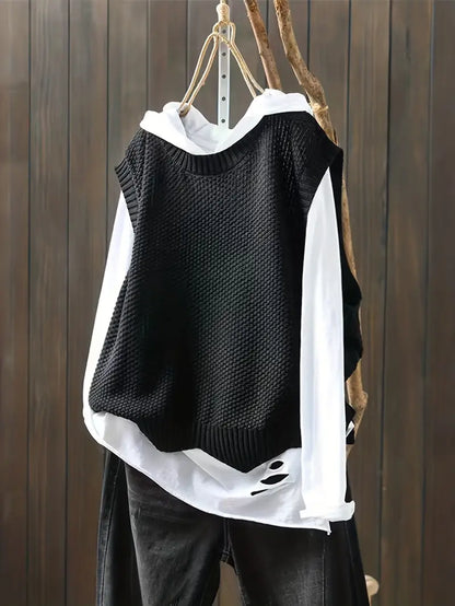 Mia – jersey con cuello redondo