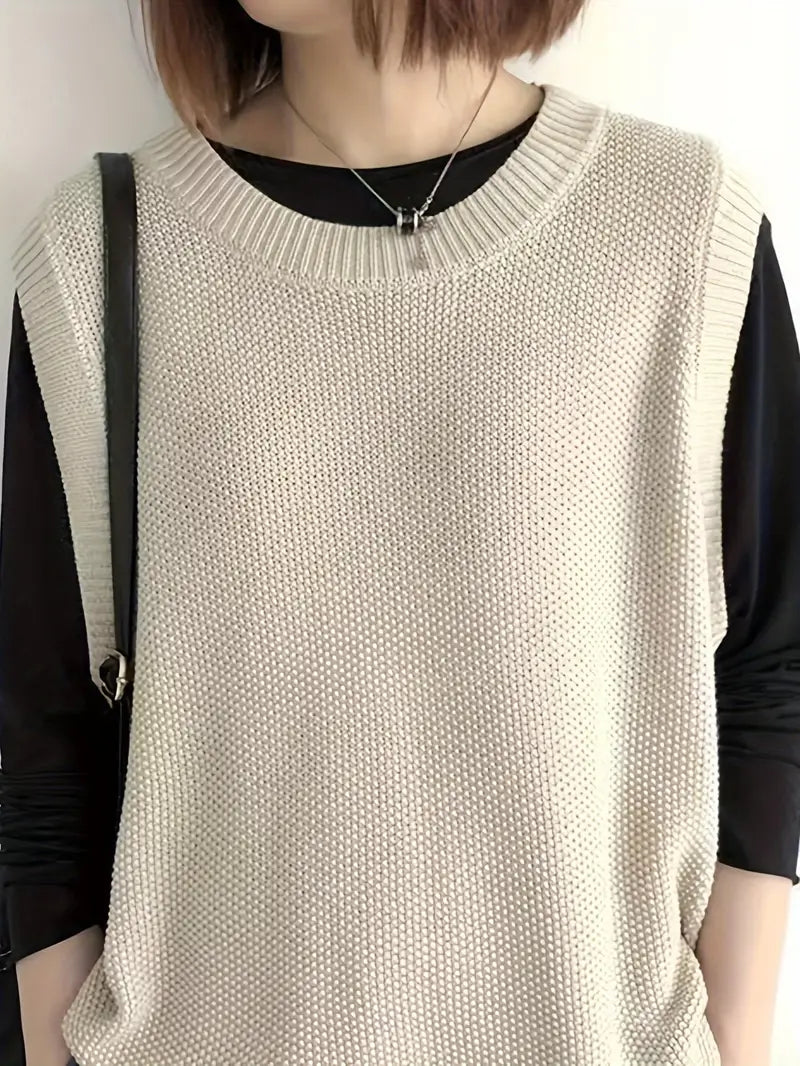 Mia – jersey con cuello redondo