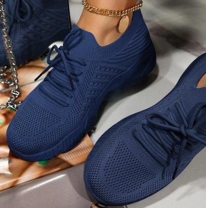 Priscilla - Zapatillas ortopédicas de malla para muje