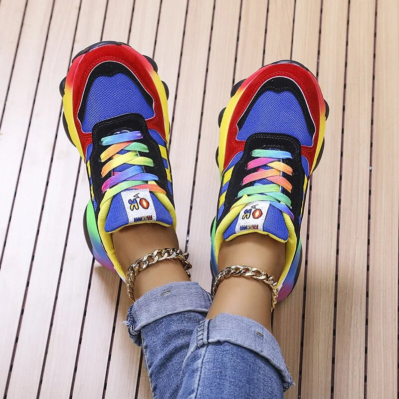 Helen - Zapatillas deportivas ortopédicas de colores con estil