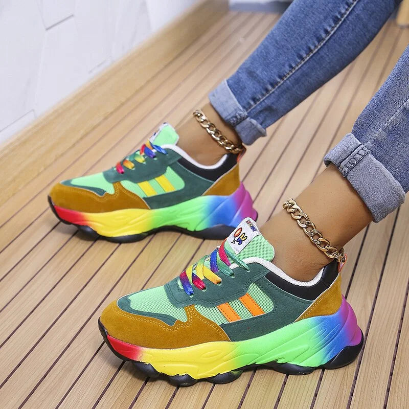 Helen - Zapatillas deportivas ortopédicas de colores con estil