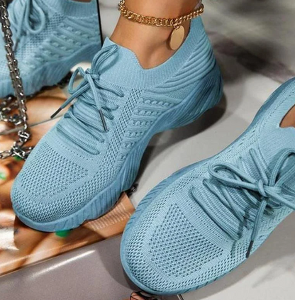 Priscilla - Zapatillas ortopédicas de malla para muje